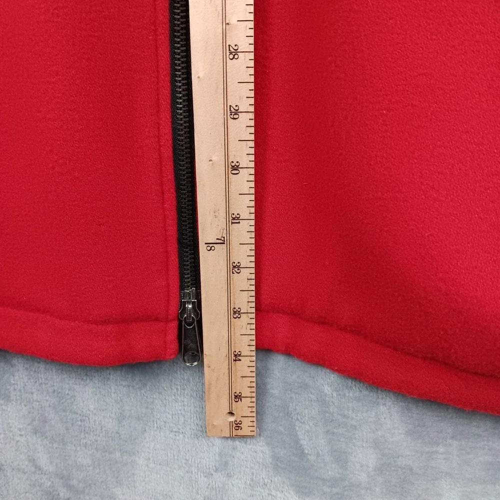 Marlboro Reversible‎ Jacket Red Black Zip Front Workwear Mens Sz XL